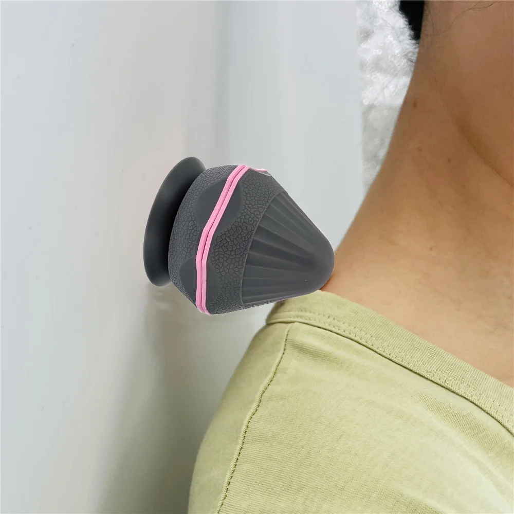 Silicone Massage Cone Solid Adsorption Ball Psoas Thoracic Spine Back Scapula Foot Yoga Muscle Release Massage Apparatus Neck,neck massager,foot massage roller,muscle stimulator