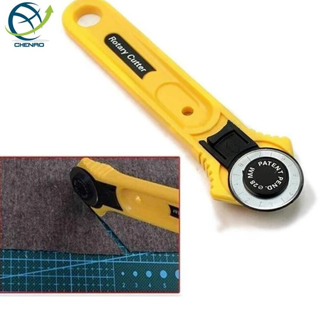 1pc 28mm Sewing Accessory Fabric Cutter, Leather Craft Circular Cut, Rotary  Cutter Blade DIY Sewing Tool For Patchwork