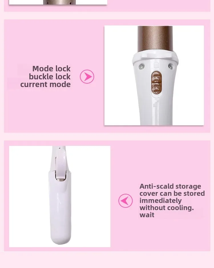 Two-In-One Hair Curling Iron Straightening Brush Electric Clip Board Large Rolling Internal Clip Bangs Hair Straightening Iron