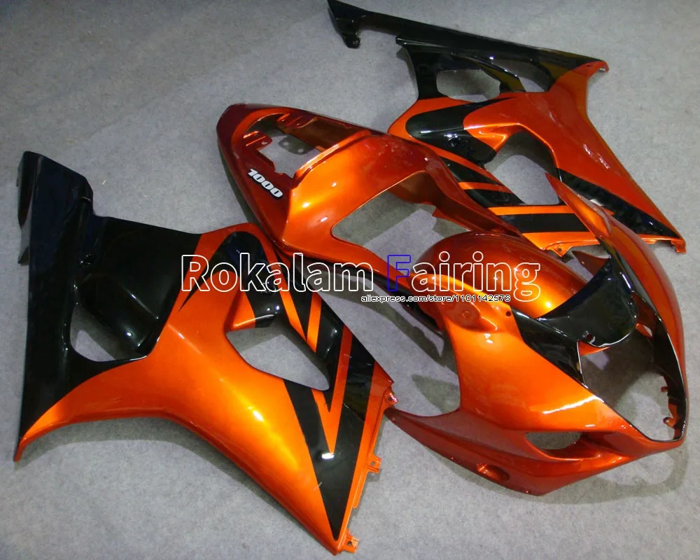 

For Suzuki GSX-R1000 2003 2004 K3 GSXR 1000 03 04 GSXR1000 Orange Gold Aftermarket Sportbike Fairing Kit (Injection molding)
