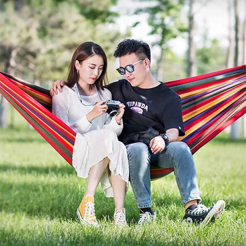 Patio Lounge Swings Hammock Outdoor Travel Hunting Portable Terrace Hanging Hammock Balcony Folding Silla Colgante Equipment