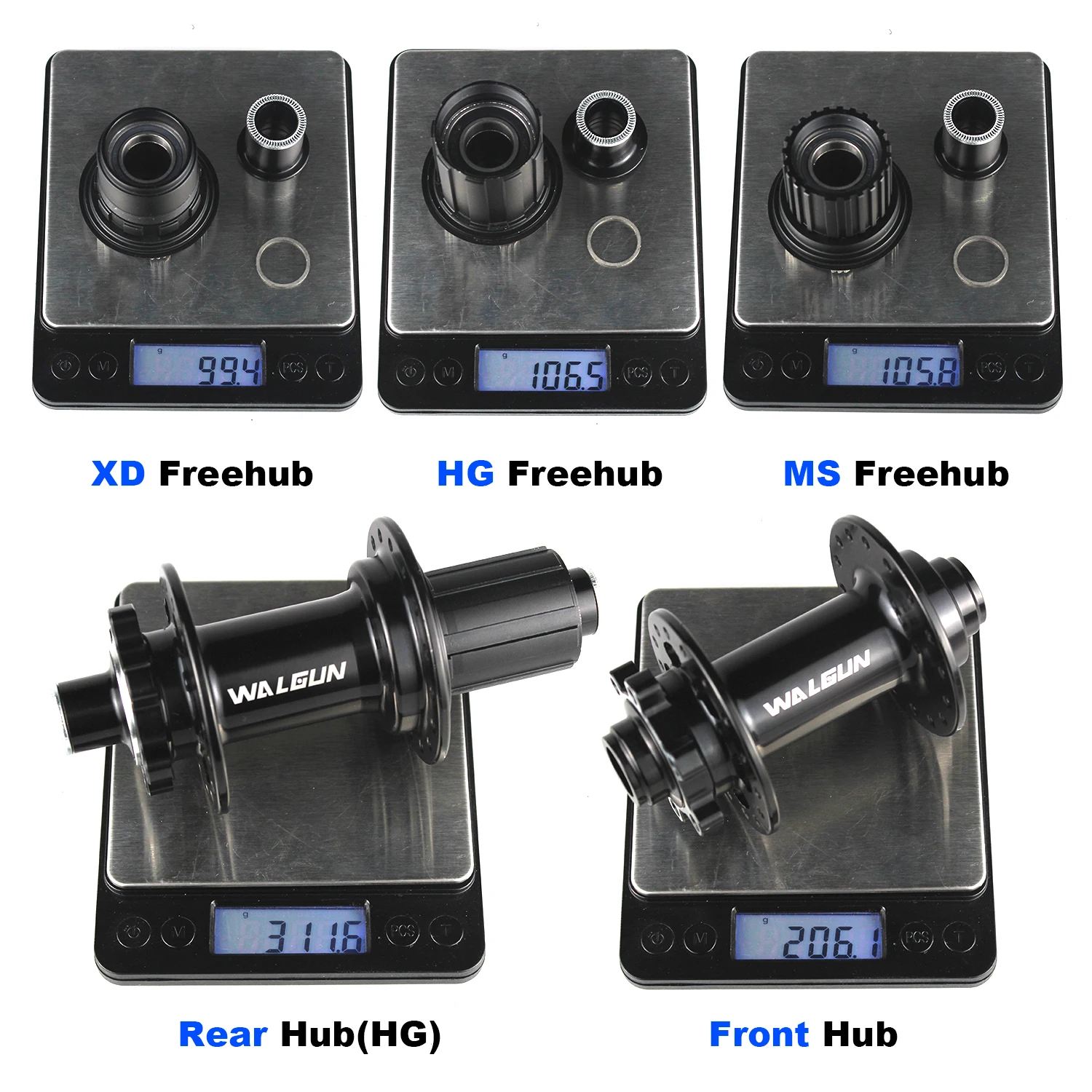 自転車ハブ,WALGUN-BOOSTクリック,120mm, 28mm,32mm,36時間,hg,xd,ms