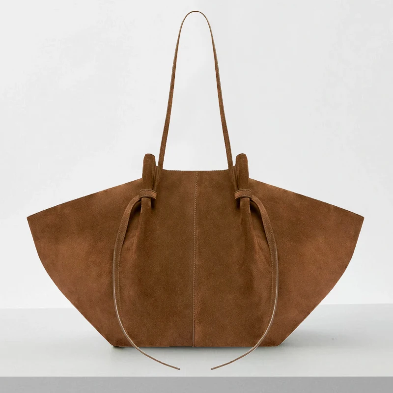 thumbnail image 1 of Bolsos de mano YUZE de gamuza sintética de gran capacidad para mujer, bolsos de diseño de lujo, carteras, novedad 2024, estilo vintage, con frunces en las axilas, 1 of 4