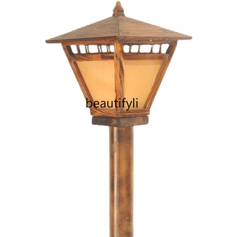 

Outdoor Waterproof Floor Lawn Lamp Garden Lamp Street Lamp Retro Pastoral Style B & B Lawn Landscape Lamp