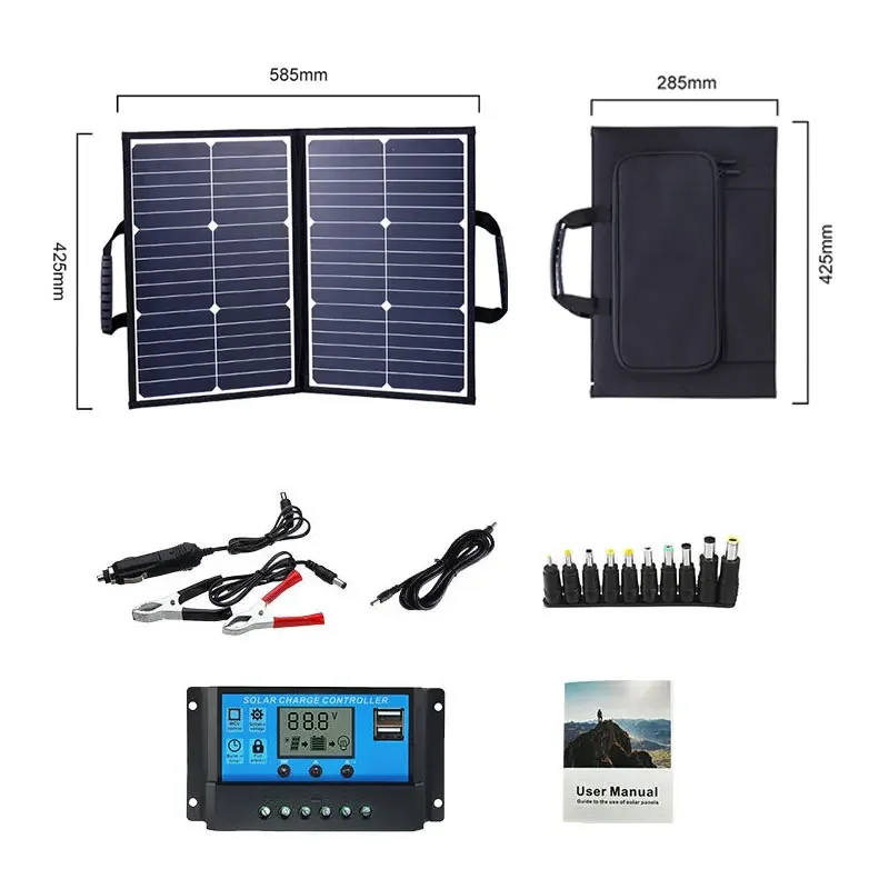 800W Solar Panel Kit – Foldable Off-Grid Power System