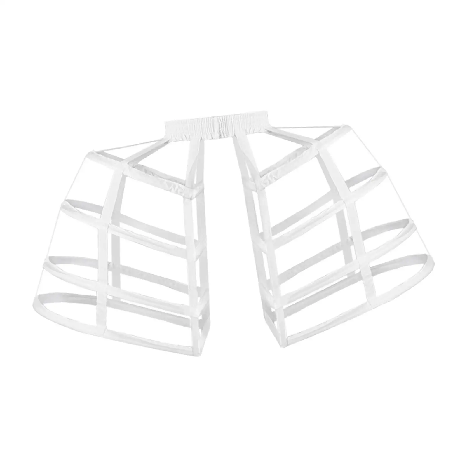 Crinoline Underskirt Pannier Cage Hoop Skirt Petticoat 3 Hoop Women Hoops Pannier Petticoat Cage for Gown petticoat skirt petticoat underskirt wedding underskirt lolita petticoat flower girl underskirt wedding petticoat vintage underskirt