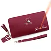 New Women Phone Bags Long Wallets Free Name Engraving Cute Card Holder Zipper Female Purse Minimalist Coin Pocket Women's Wallet 1