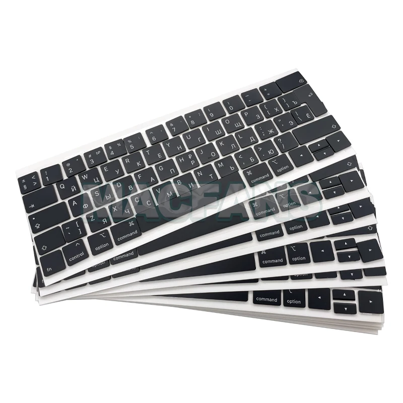 Teclas de Teclado para Macbook Pro Novo Keycap Eua Reino Unido Teclas de Layout Russas A2159 A1989 A1990 13 15 20232023 - Imagem 4