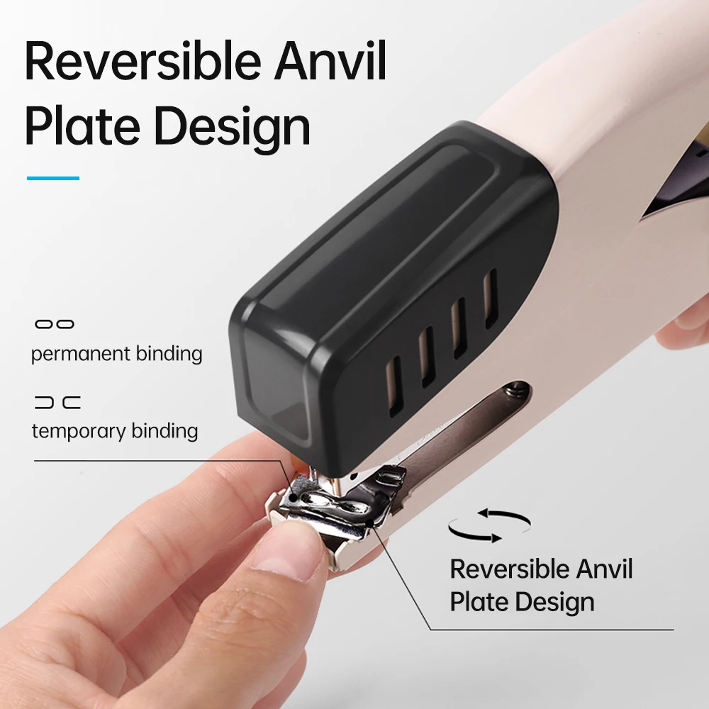 KW-triO HandHeld Stapler Heavy Duty Office Stapler 25 Sheet Capacity Less Effort Support 24/6 or 26/6 Staple Sizes