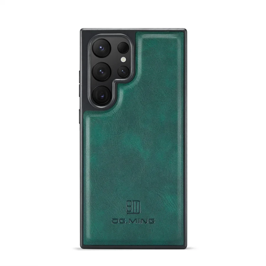Premium Retro Leather Magnetic Back Cover - Strong Protective Case
