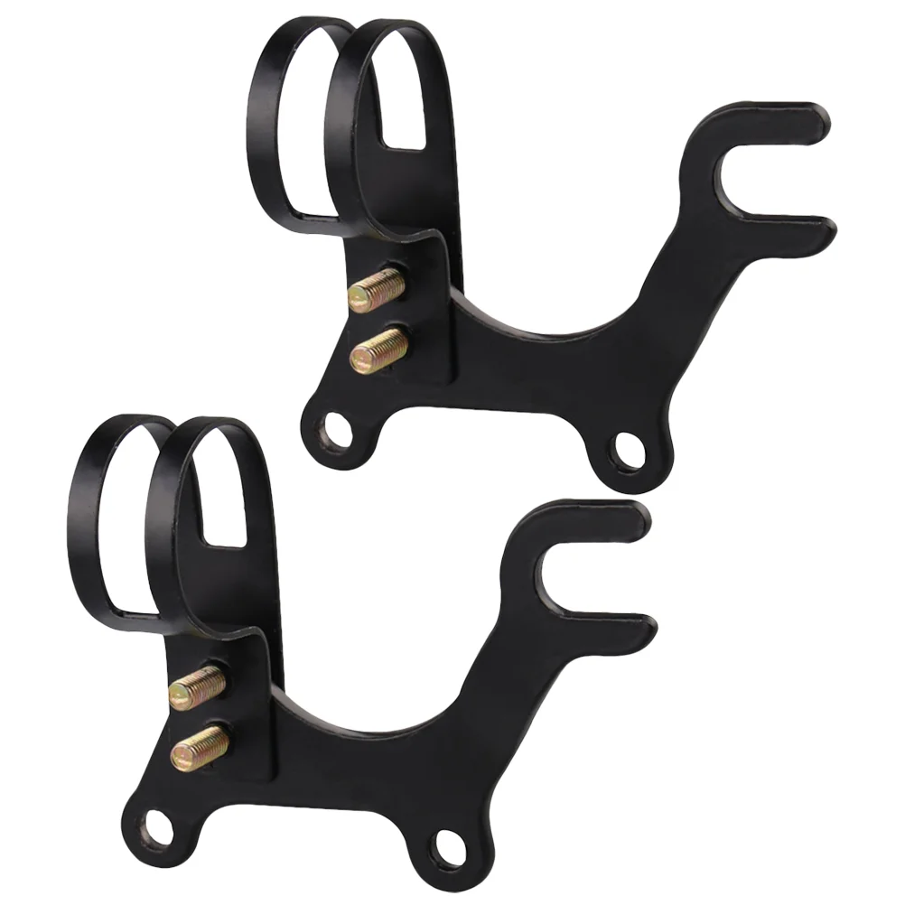 

2 Pcs Disc Brake Modification Bracket Bike Parts Component Holder Carbon Steel Bicycle Conversion