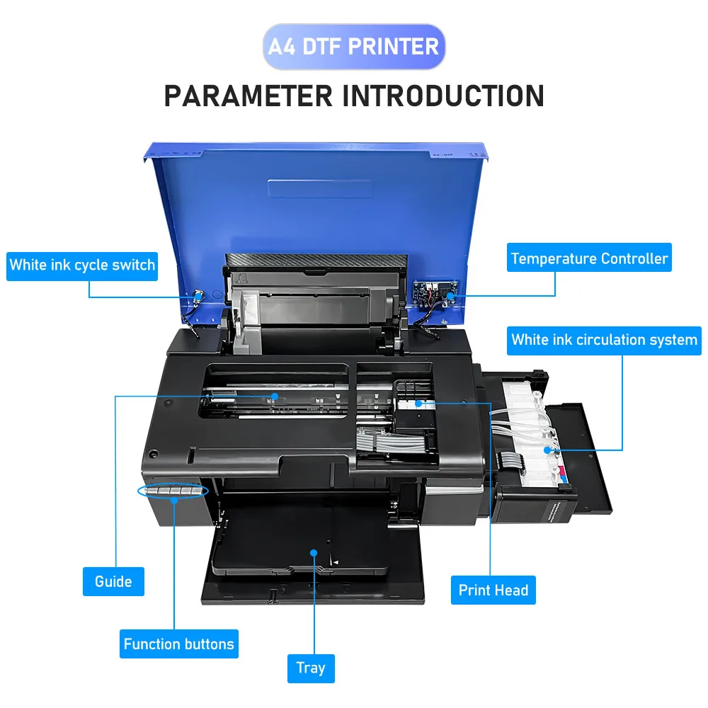 A4 Dtf Transfer Printer Epson L805 Direct To Film Printer TShirt Printing  Machine Support White Ink Cycle For Clothes Jeans Bags - AliExpress