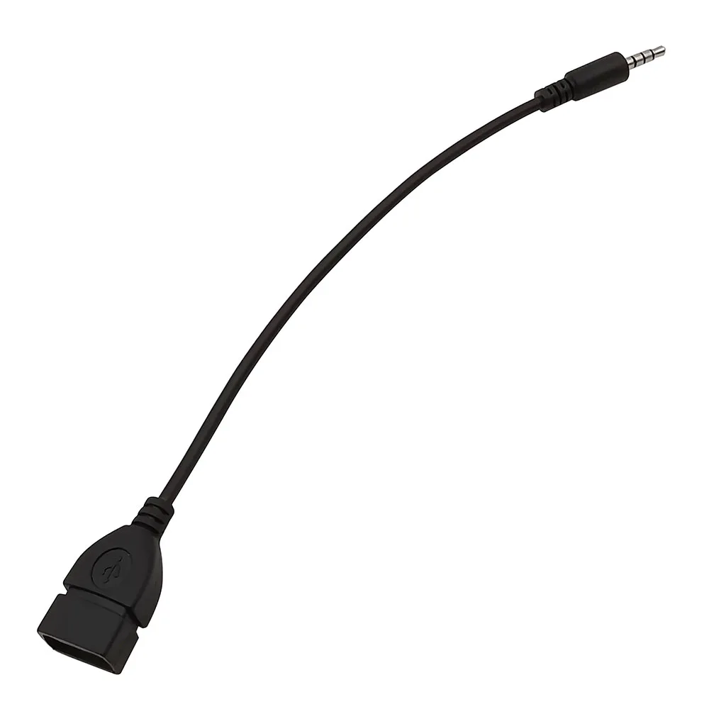 Adattatore Audio Da USB A Jack 3.5 Mm Maschio-femmina Nero