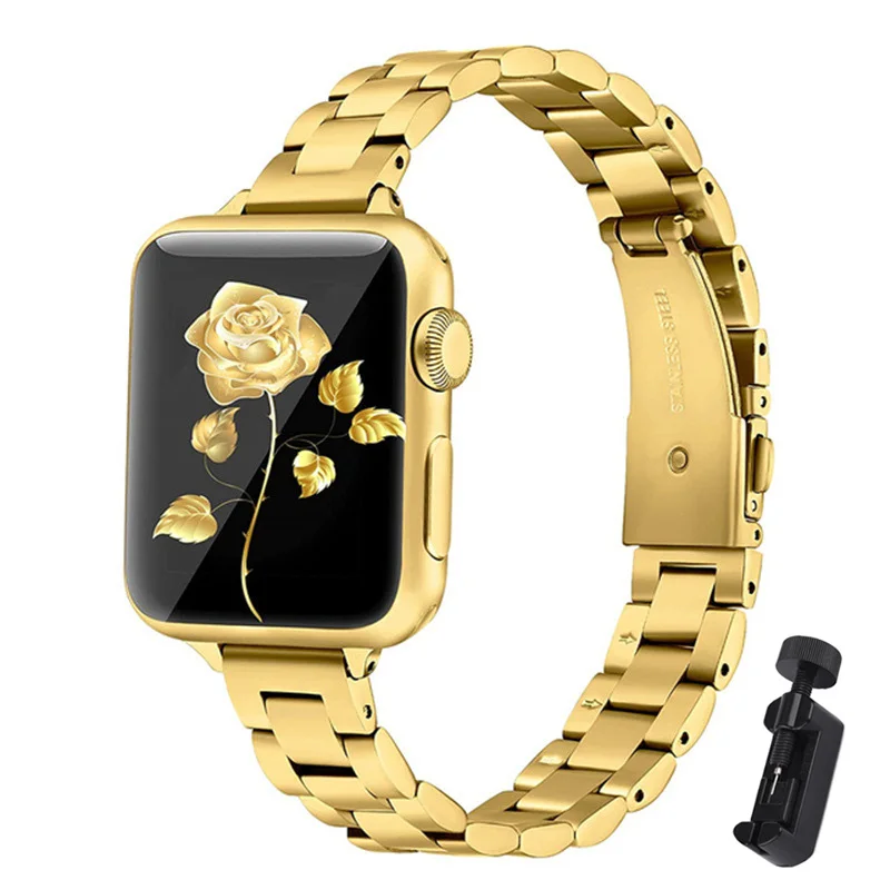 ตัวเลือกสินค้า สายคาดนาฬิกาสแตนเลสสตีล สำหรับ Apple Watch ทุกขนาด