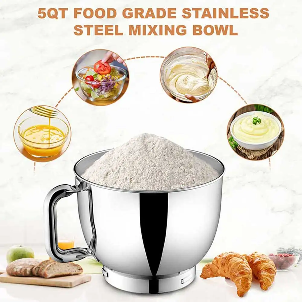 Multifunctional chef machine, household small dough mixer, fully automatic commercial butter mixer 6