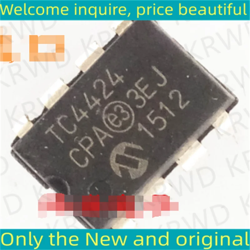 

5PCS TC4424 New and original TC4424CPA TC4424CP TC4424C TC4424 4424 DIP-8