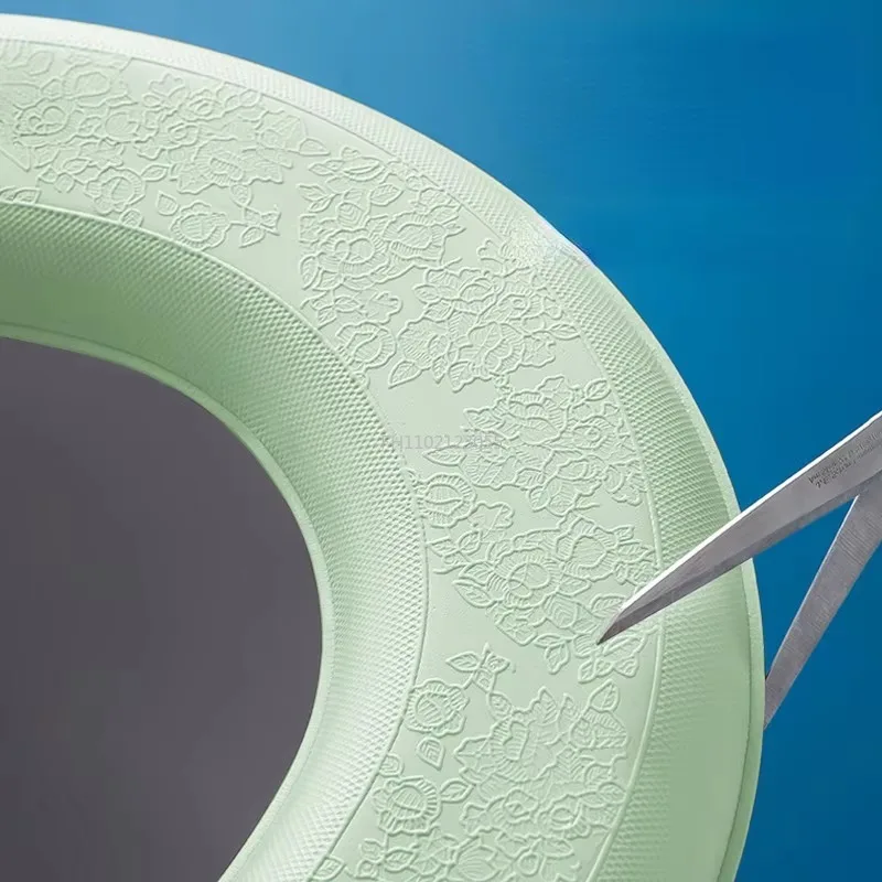 Washable Toilet Seat Cover Waterproof Sticker Foam Toilet Lid Cover Portable Silicone Toilet Cup Covers Bathroom Accessories