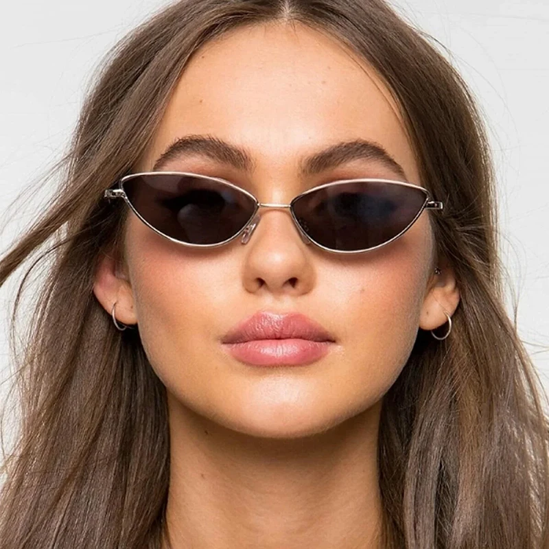 Occhiali Da Vista Stretti Occhiali Da Sole Neri Vintage Cat Eye