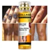 AILKE Collagen Yellow Peeling Oil For All Skin Types, Stretch Mark Removal, Lightening , Improve Rough Skin, Gentle Exfoliation