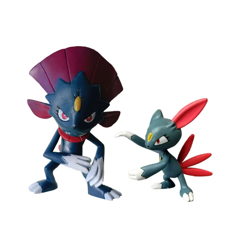 Cartoon Pokemon Sneasel Weavile Evolution Action Figure Dolls Toys Kawaii Pokemon Anime Figures Collezione Di Regali