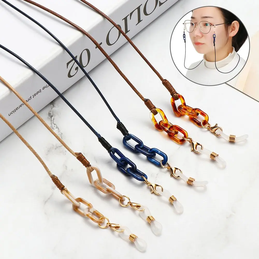 

Fashion Acrylic Necklace Anti-lost Sunglasses Lanyards Glasses Chains Reading Glasses Cords Eyeglasses Strap