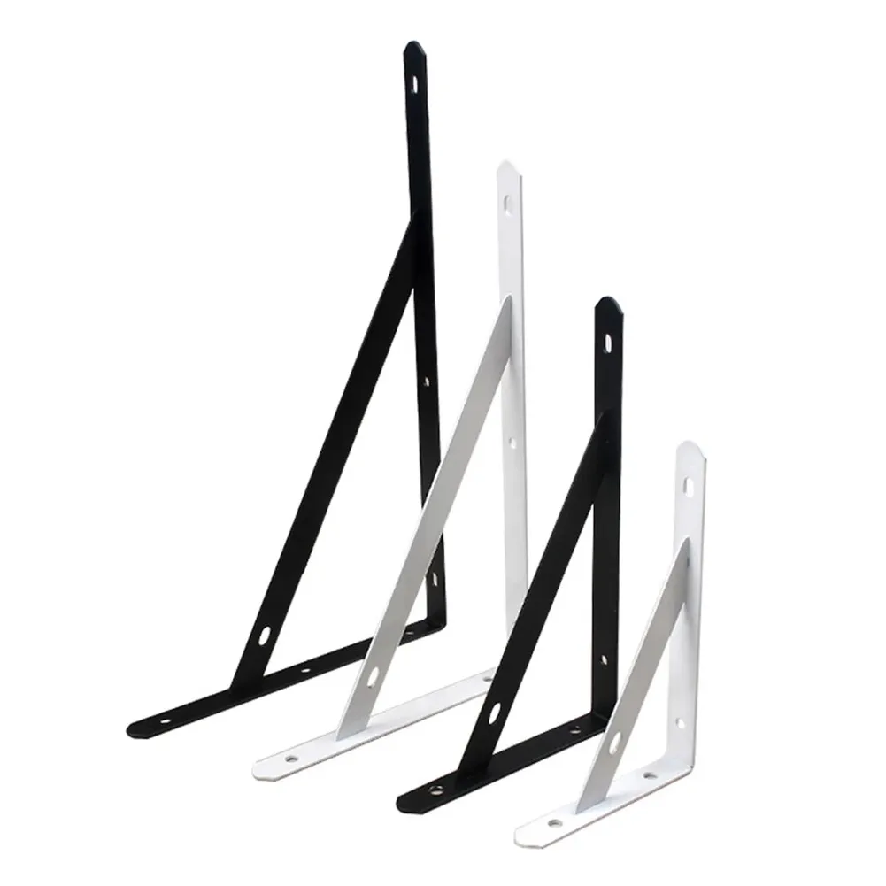 Heavy Duty Triangle Shelf Brackets 2pcs 6/8/10/12 Inch Wall Mounted L Shape Thickened Corner Brace Right Angle Bracket shelf bracket