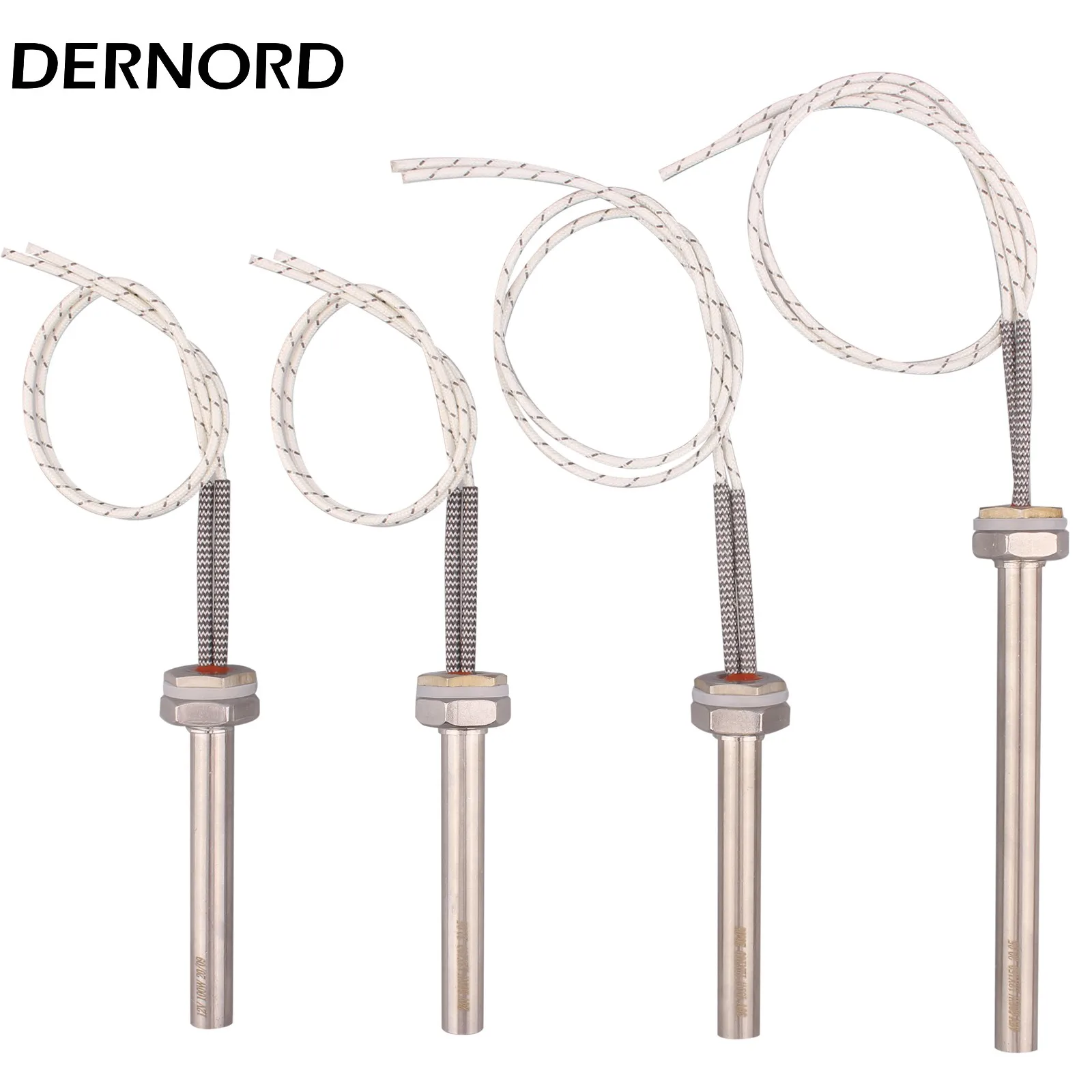 Cartridge Heaters DERNORD M16 12V 24V 36V 48V Stainless Steel Electric Tubular Heating Element 24V DC