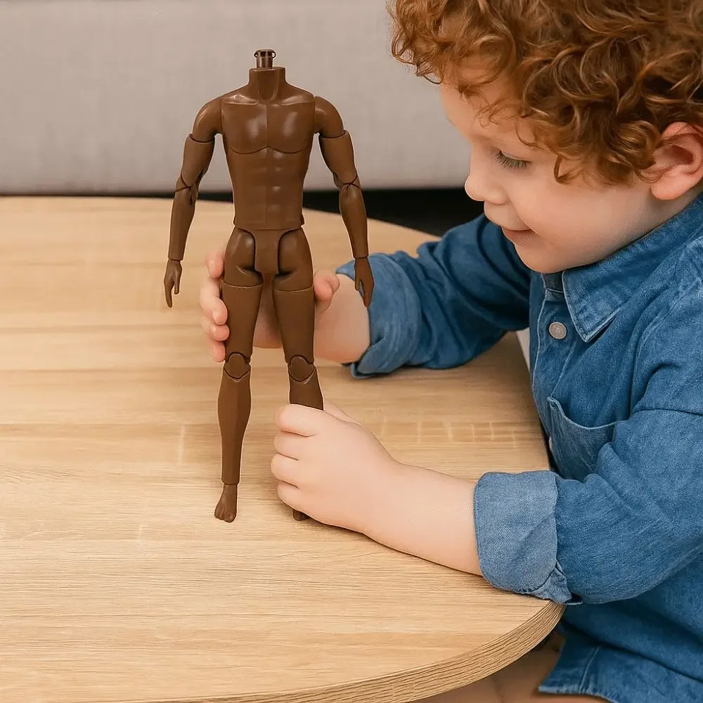 어린이용 다관절 1/6 액션 피규어 스트롱맨 22관절 남성 모델 가동식 26cm 높이 액션 피규어 바디 교체