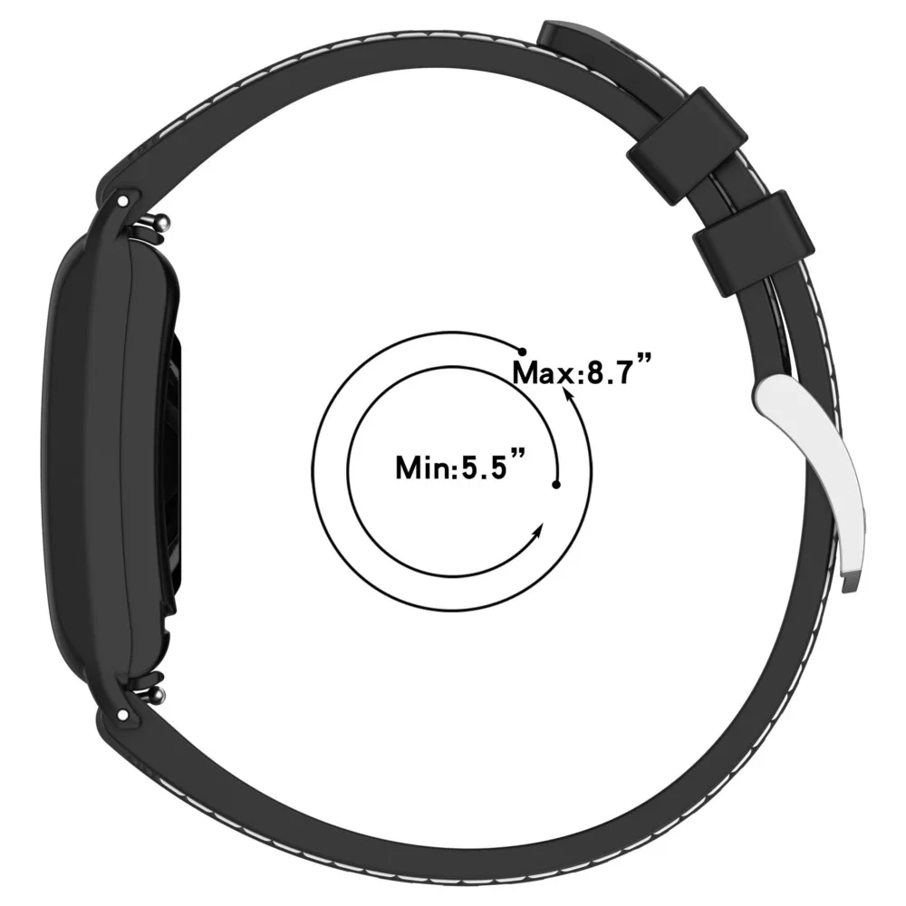 Braided Nylon & Silicone Sport Strap - Adjustable Bracelet Accessory