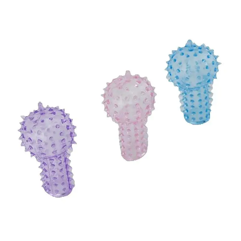 6pcs Finger Condoms Vibrator Sleeve Orgasmic Clitoral Masturbation G Spot Stimulator Squirt Sex Toys For Women Sex Products_voghion.com