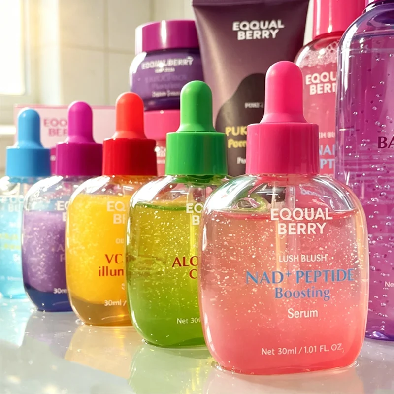 EQQUALBERRY Hydrating & Soothing Facial Serum Essence - Nourishing, Lightweight Skin Care Treatment