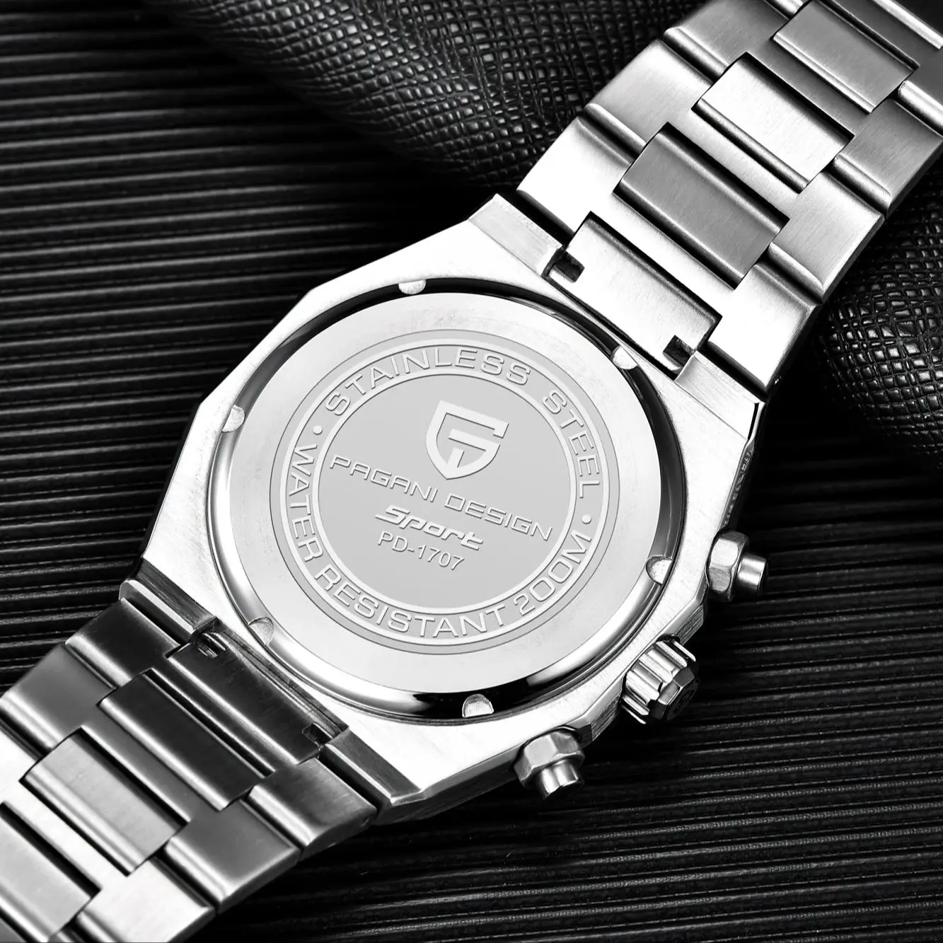 Pagani Design Watch Men's Quartz Watches Luxury Watch Vk63 Sapphire Stainless Steel Chronograph Watch For Men Reloj Hombre, Alina Gadgets