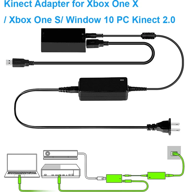 KinectConverterAdapterforXboxOneXXboxOneSWindow10PCKinect
