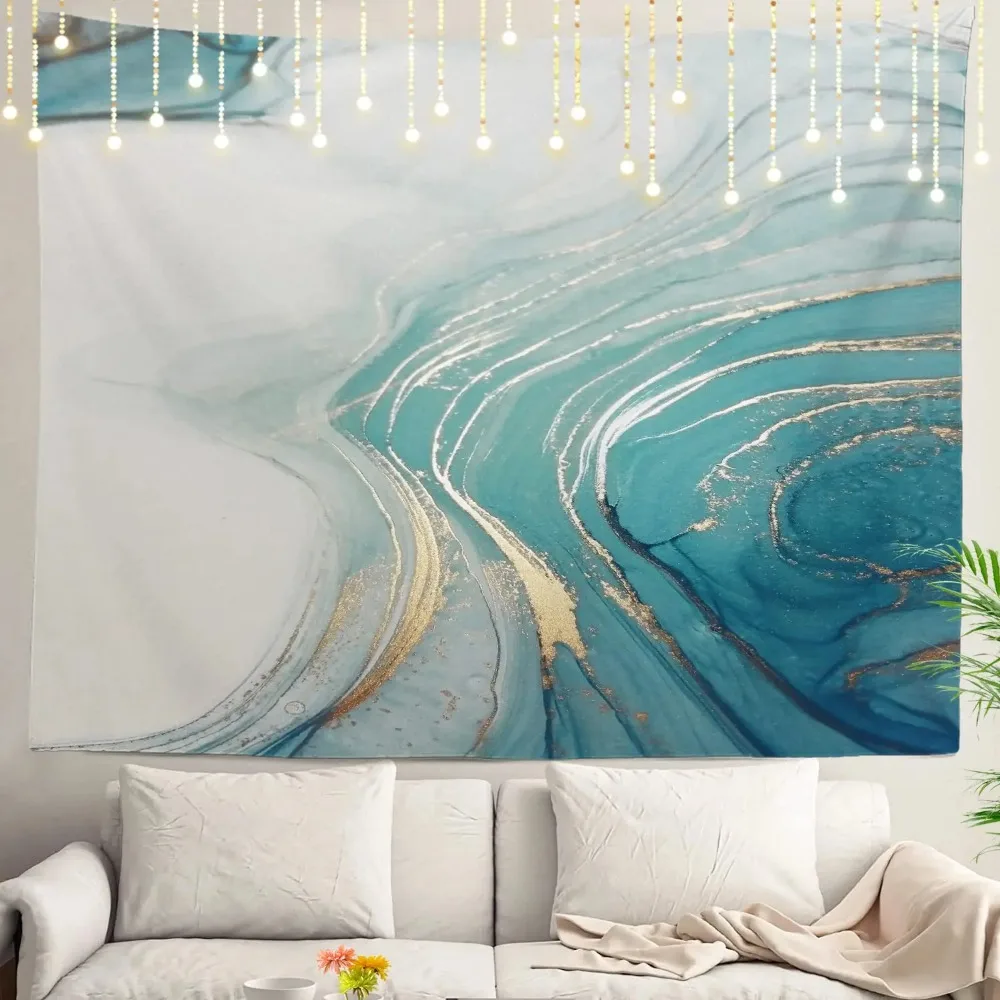 สีเขียวสีดำหินอ่อนพรม,ธรรมชาติหรูหราสวยวนวนอาเกตศิลปะบนกำแพงแขวนตกแต่งห้องนอนห้องนอนห้องนั่งเล่น 1