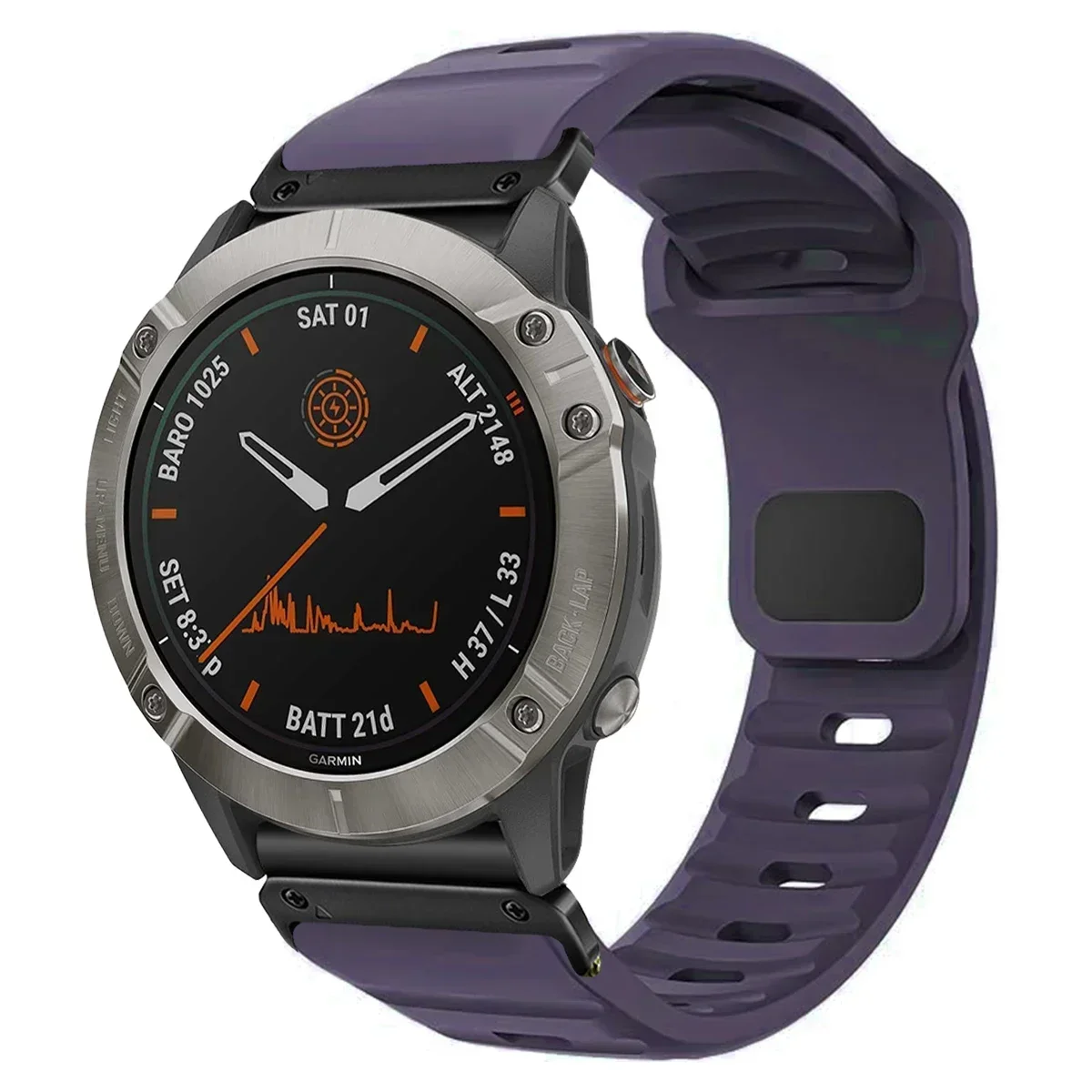 QuickFit Silicone No-Gap Watchband - Versatile 22mm & 26mm Strap