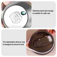 Home office Stainless Steel Thermos Mug Tea Coffee Thermal Cup Insulated Travel Mug 500ML 3