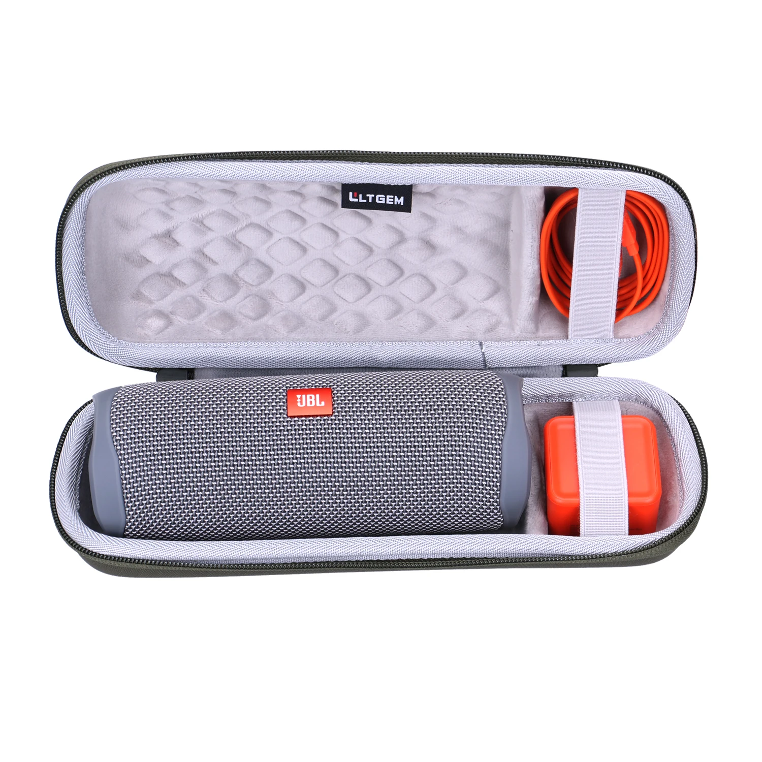 LTGEM EVA Hard Carrying Case for JBL FLIP 6 FLIP 5 Waterproof Portable Bluetooth Speaker