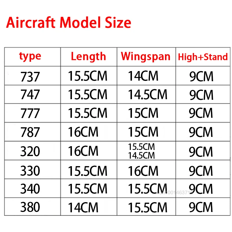 15CM Diecast Alloy Boeing 737 747 757 767 777 787 6Inch Airplane Model 6