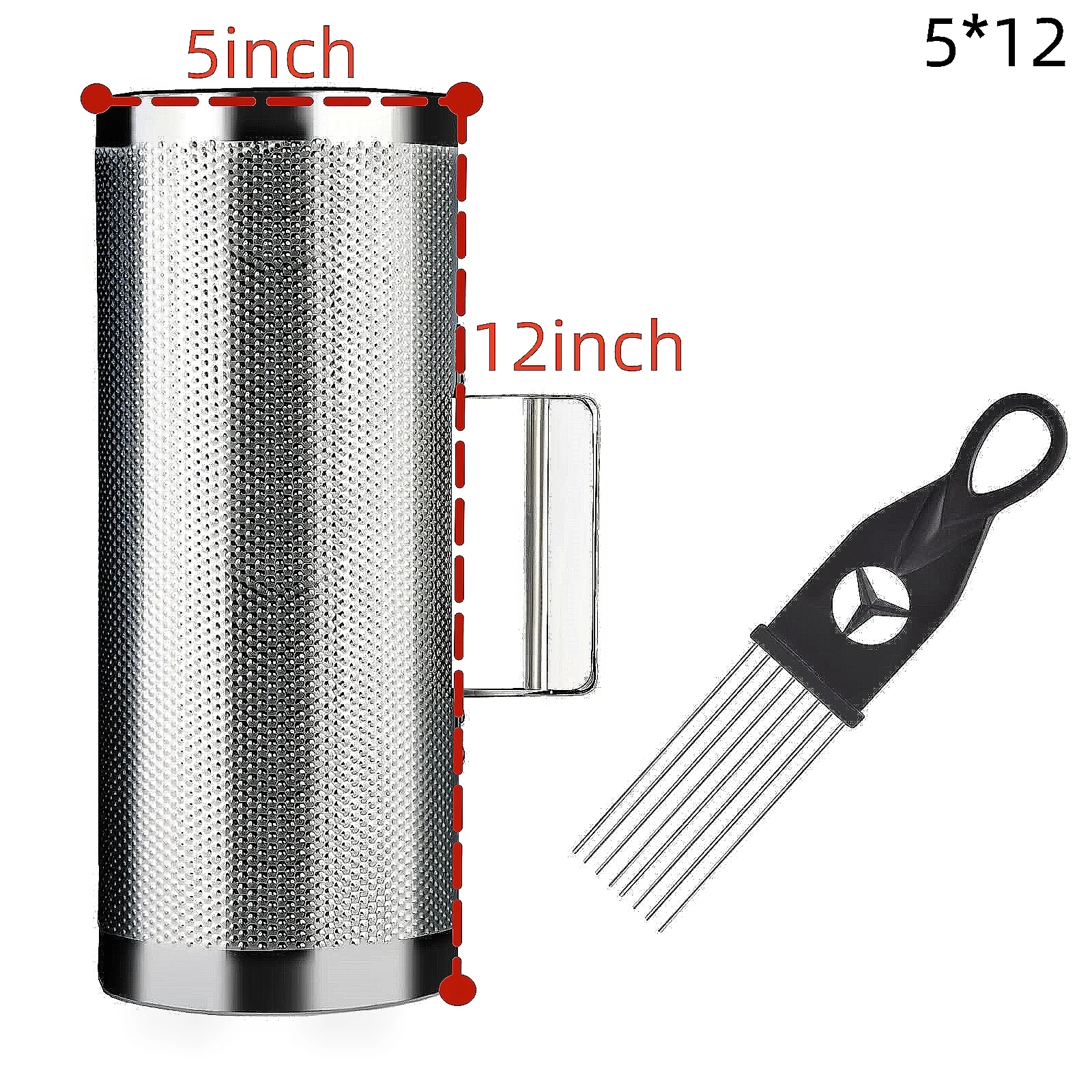 Miwayer Guira Edelstahl Latin Percussion Guiro Instrument Puerto Rico, Instrumente mit Guiro-Schabern für Live – Detail 11