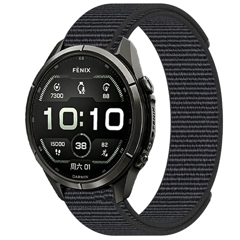 Breathable Nylon Hook & Loop Strap Wristband