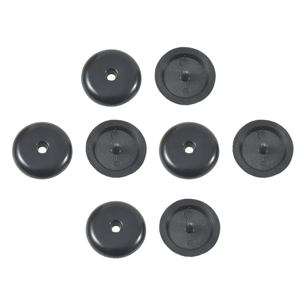 10Pcs Seat Belt Stopper Car Parts Black Plastic Safety Spacing Limit Buckle Clip