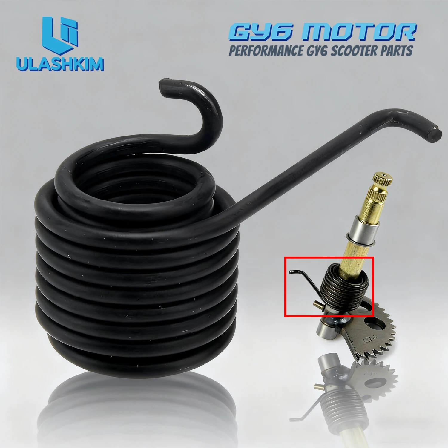GY6 125 150 foot starting accessories, starting return spring, idler ...