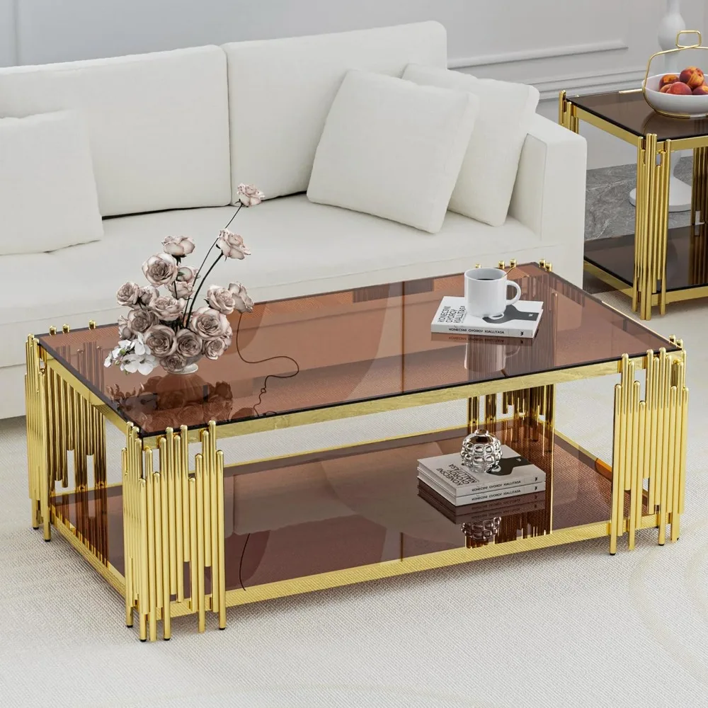 Monérian Bronze coffee table - front view