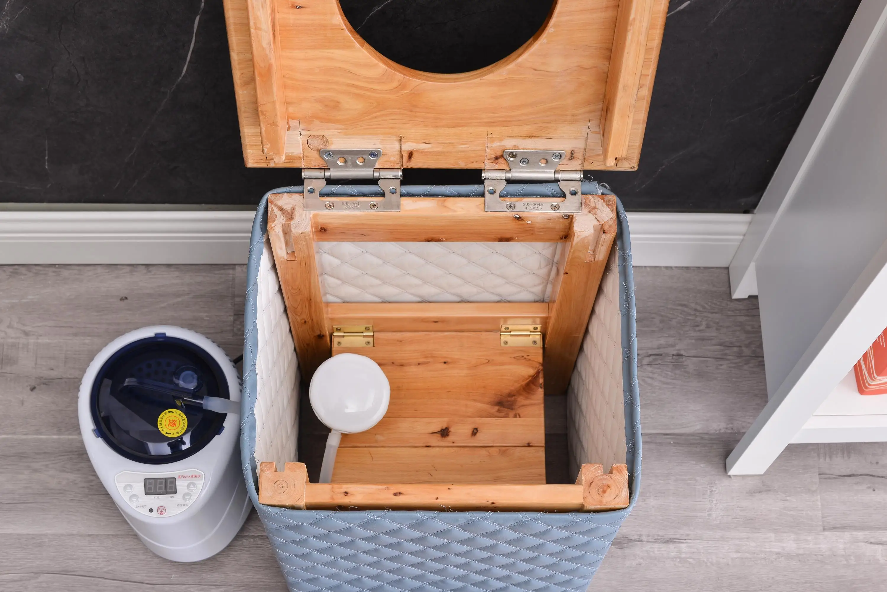 Foldable Wooden Yoni Steam Chair Beauty Salon Vsteam Spa