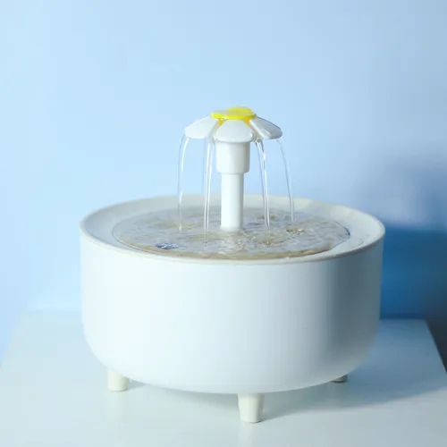 자동 고양이 물 분수 필터, USB 전기 음소거 애완 동물 음료 그릇, 애완 동물 마시는 디스펜서, 고양이 물 필터, 2000ml 3