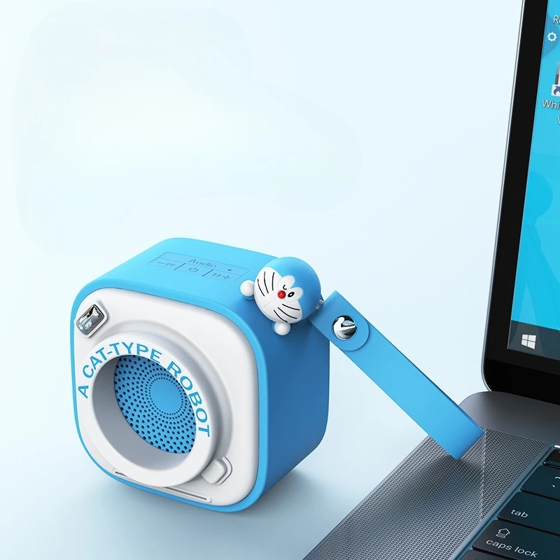 Doraemon Camera-Style Bluetooth Speaker – Portable Anime HIFI Sound Gift