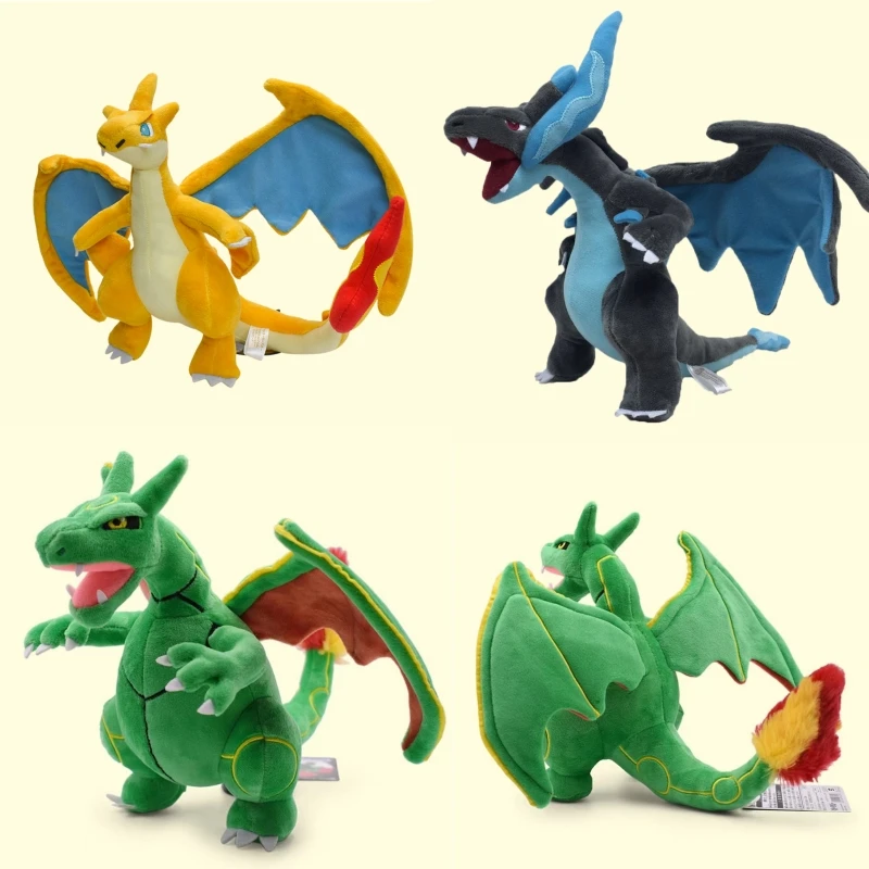 

25cm Pokemon Plush Cartoon Anime MEGA Figure Super Dragon Charizard High Quality Plush Stuffed Pet Model Christmas Gifts