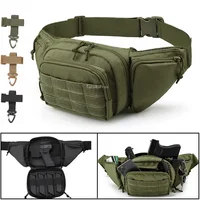 Tactical Gun Waist Bag Holster Chest Training Hiking Shooting Hunting Pistol Holster Bag Cs Airsoft Paintball Combat Bags 1
