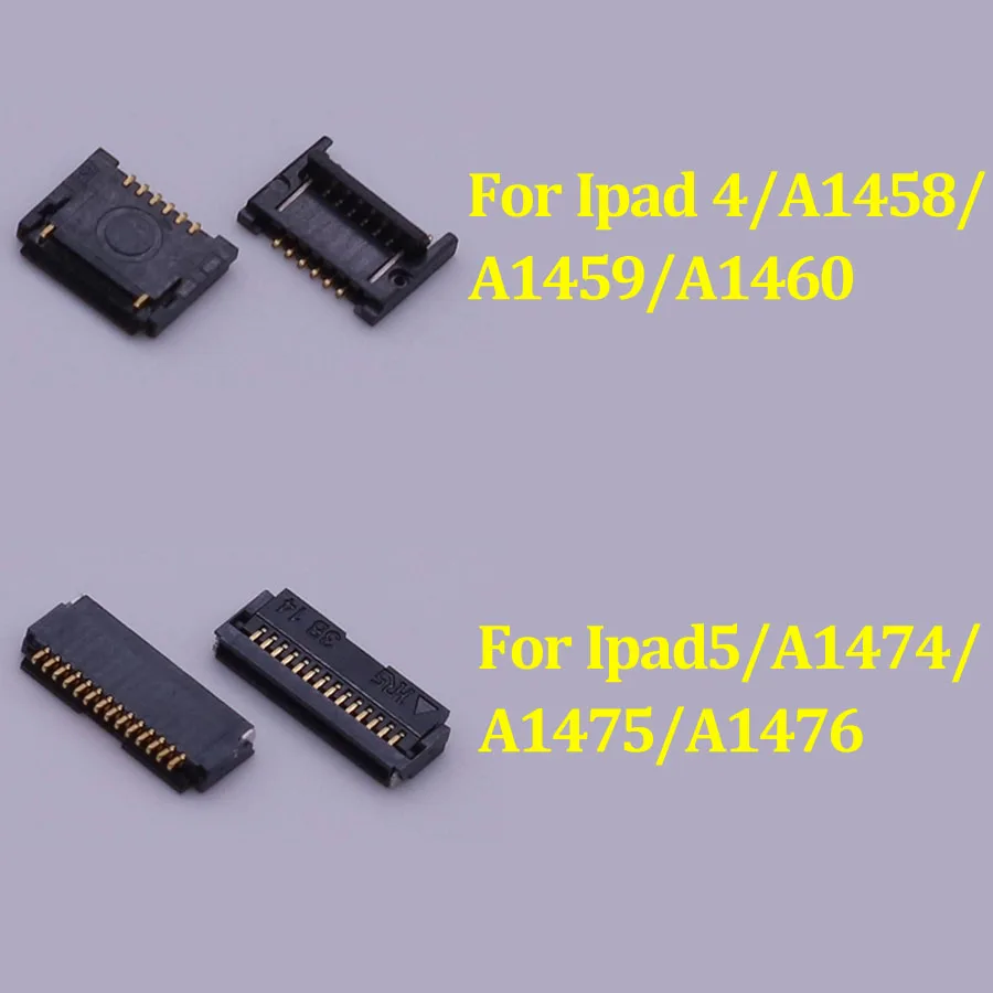 10Pcs Home Button Flex Cable Fpc Clip Plug Connector Scheda Madre Per Ipad 4 5 Ipad5 Ipad4 A1458 A1459 A1460 A1474 A1475 A1476