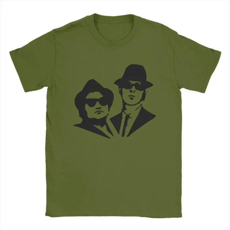 

The Blues Brothers T-Shirts Men Vintage Cotton Tees Crew Neck Short Sleeve T Shirts New Arrival Clothing